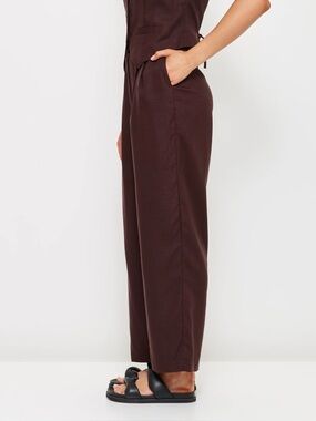 GAP elastic-waist trousers  in Deep Wine / burgundy